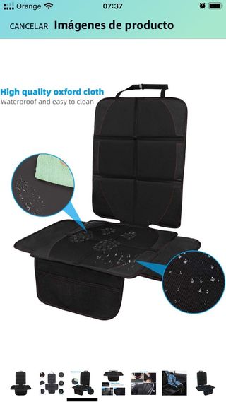 NWOUIIAY Protector de Asiento para Coche