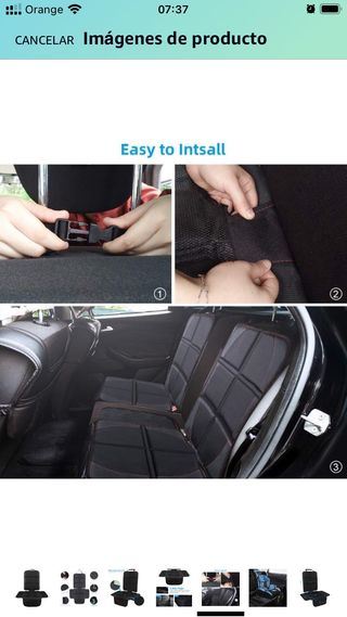 NWOUIIAY Protector de Asiento para Coche
