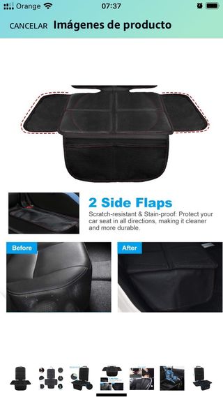 NWOUIIAY Protector de Asiento para Coche