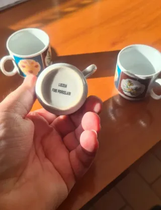 tazzine da caffè vintage retrò liberty arte povera