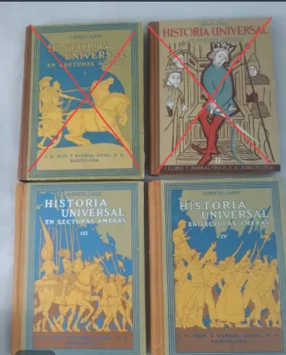 Historia Universal en lecturas amenas  tomos III-I
