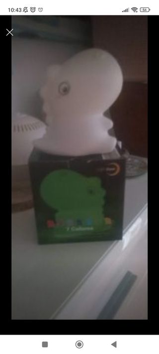 Lampara dinosaurios quita miedo