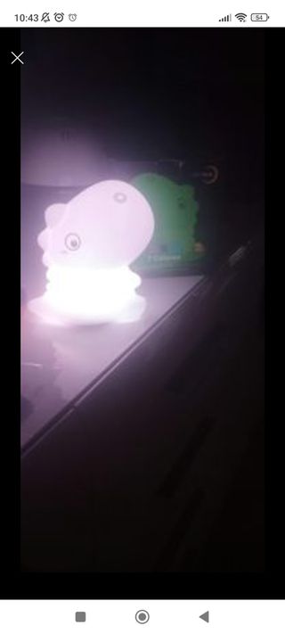 Lampara dinosaurios quita miedo