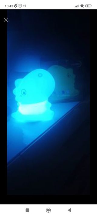 Lampara dinosaurios quita miedo