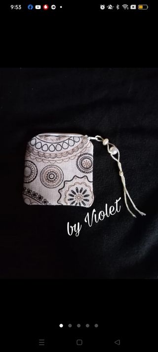 Monedero/ neceser de diseño propio handmade