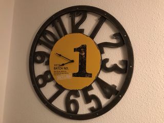 Reloj estilo industrial GRANDE 59 CM