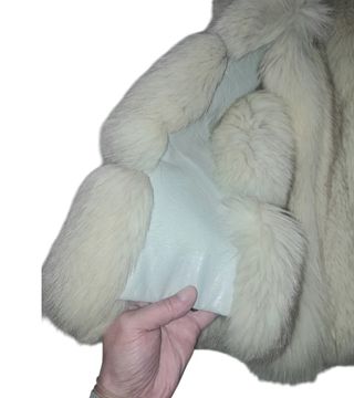 Abrigo de lomos de Zorro increíble M