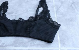 Top sujetador negro encaje NUEVO