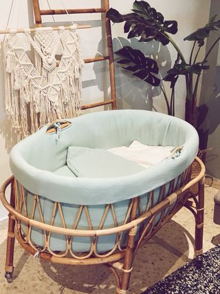 Mini cuna / Moisés bambú