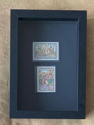 belen 2 sellos 1980 principado de andorra