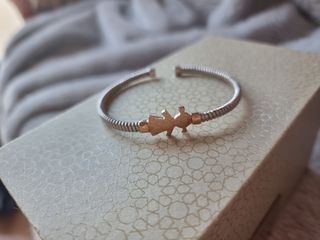 Pulsera de acero bañado