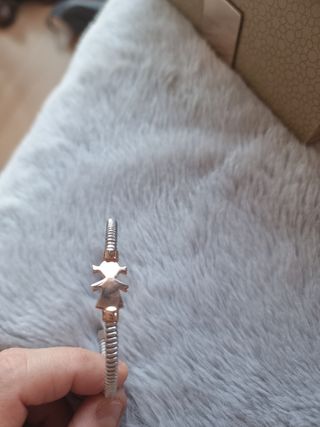 Pulsera de acero bañado