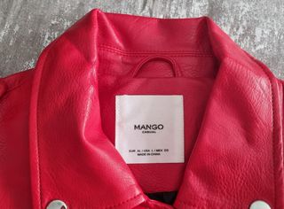 Cazadora Polipiel Mango T.XL