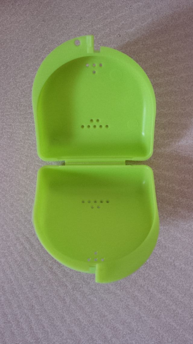 NUEVA envase protector dental férula dentadura