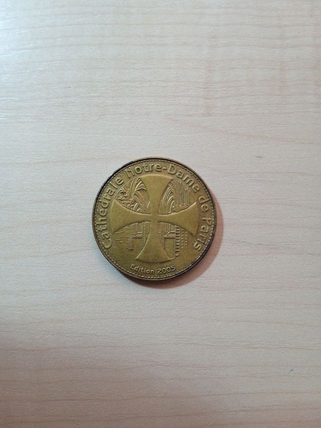 Moneda de colección Notre-Dame