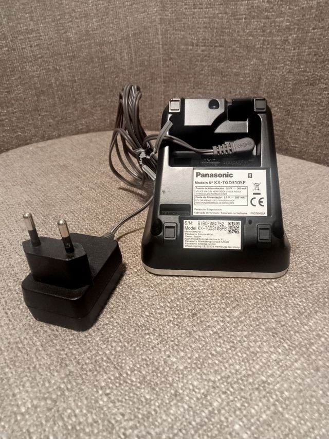 Base cargador teléfono Panasonic
