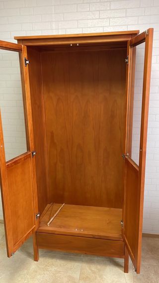 vitrina madera de pino Oferta