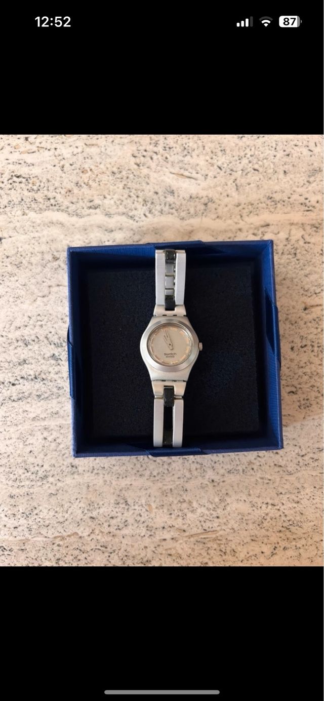 orologio donna swatch in acciaio e alluminio