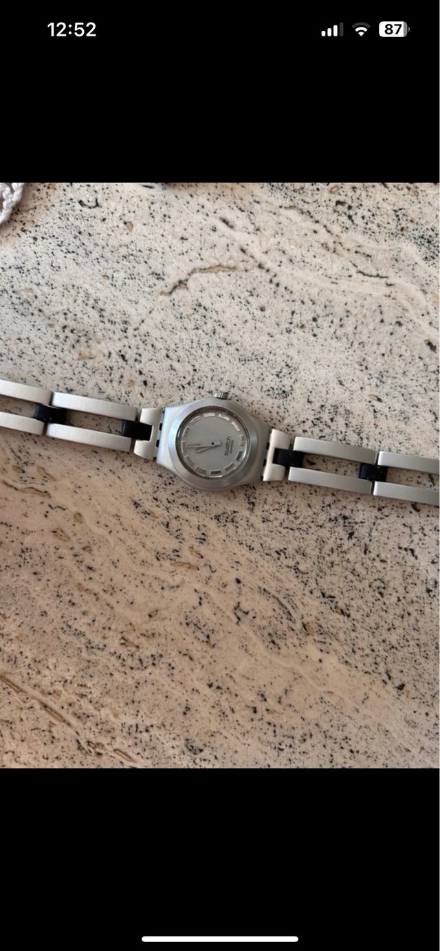orologio donna swatch in acciaio e alluminio