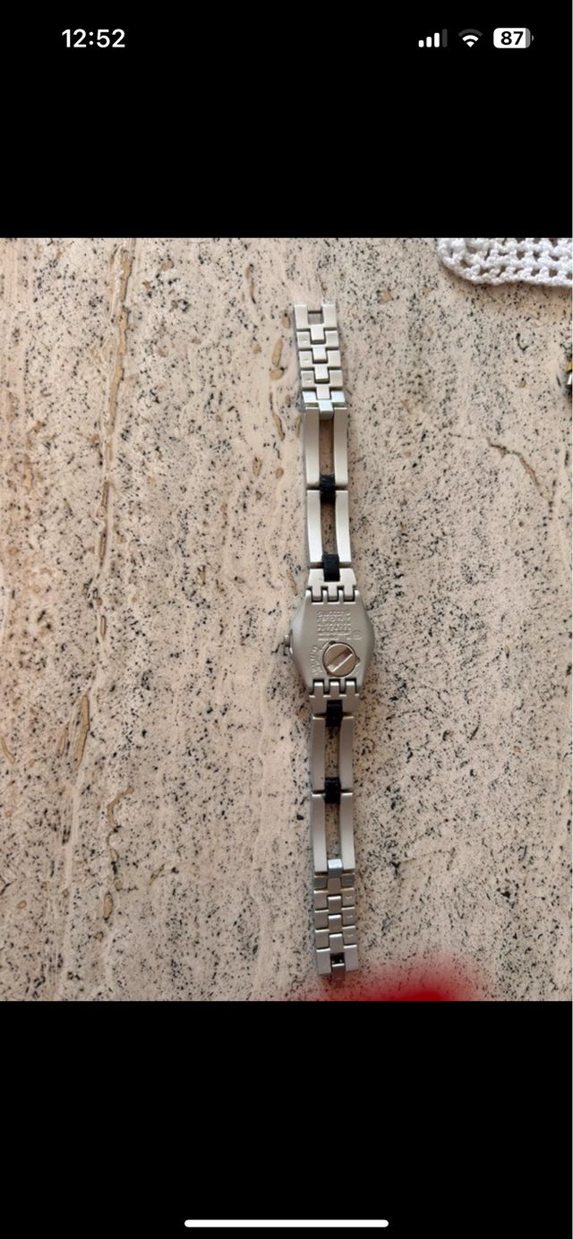 orologio donna swatch in acciaio e alluminio