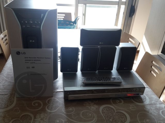 Subwoofer con 5 Casse lg con dvd recorder