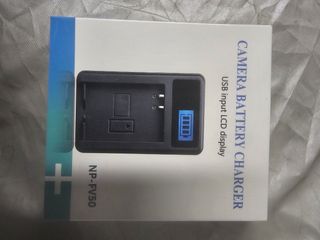 3 BATERÍAS NP-FV50 BATMAX + Cargador USB con LCD