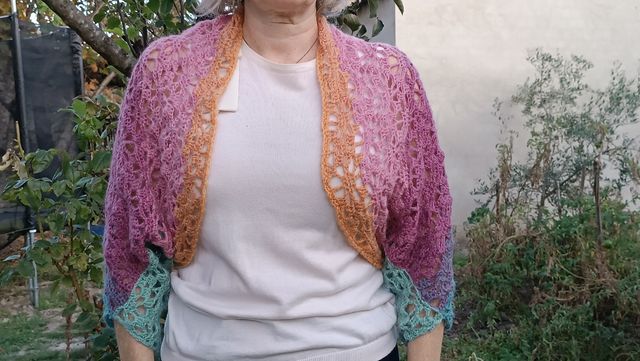 Bolero a crochet