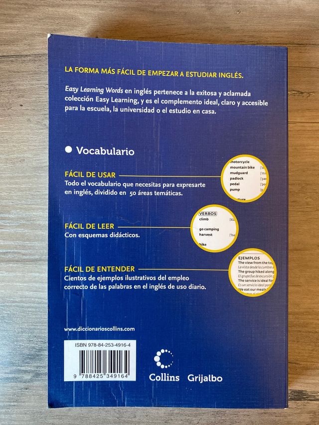 Libro Inglés - Collins Easy Learning - Words