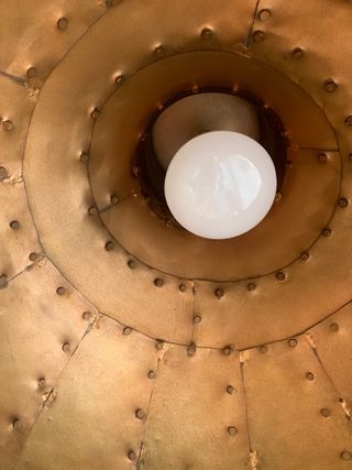 Lampara metalica cobre