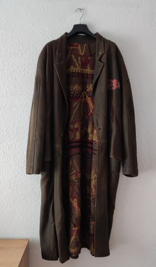 Abrigo piel vintage Blue Ribbon