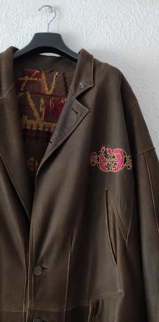 Abrigo piel vintage Blue Ribbon