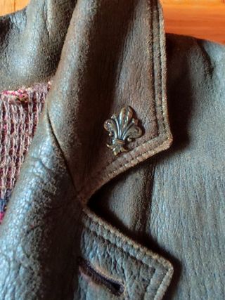 Abrigo piel vintage Blue Ribbon