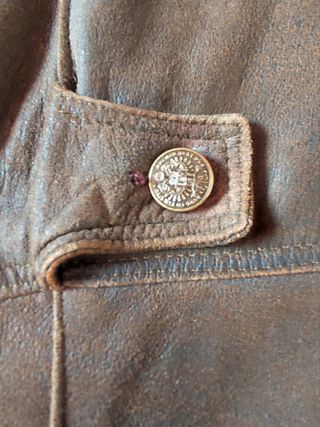 Abrigo piel vintage Blue Ribbon