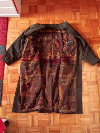 Abrigo piel vintage Blue Ribbon