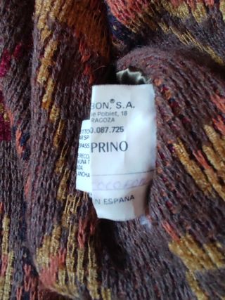 Abrigo piel vintage Blue Ribbon