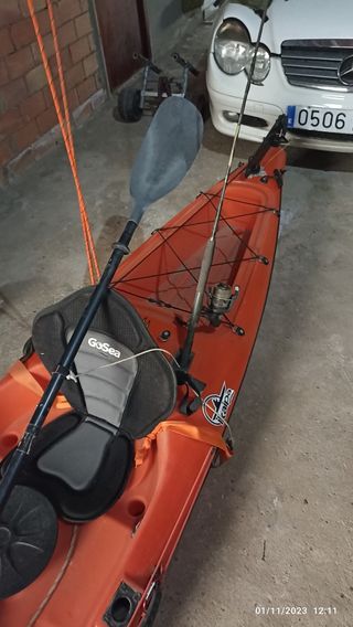 Kayak de pesca ikapia angler con sonda nueva