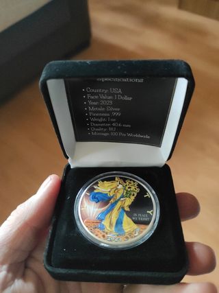 Moneda Plata Ucrania