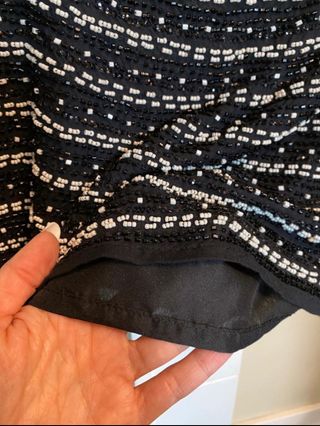 Minifalda con apliques de cristal