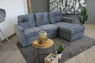 CHAISELONGUE SOFA CAMA EN DOS COLORES