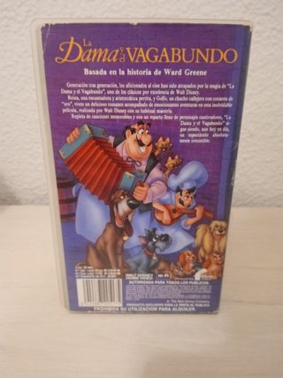 La Dama y el Vagabundo VHS