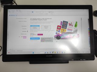 Tableta gráfica  huion kamvas 20