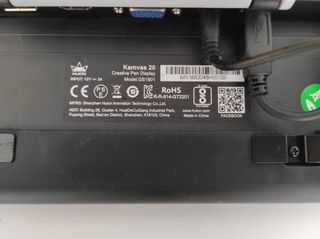 Tableta gráfica  huion kamvas 20