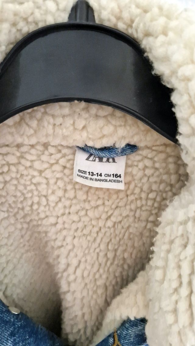 Chaqueta vaquera Zara, niño 13-14