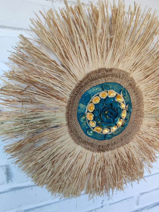 Decoración yute y rafia jujuhat