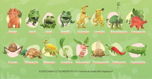 🎁 REGALO🍍🦕 MINI VEGASAURIOS LIDL