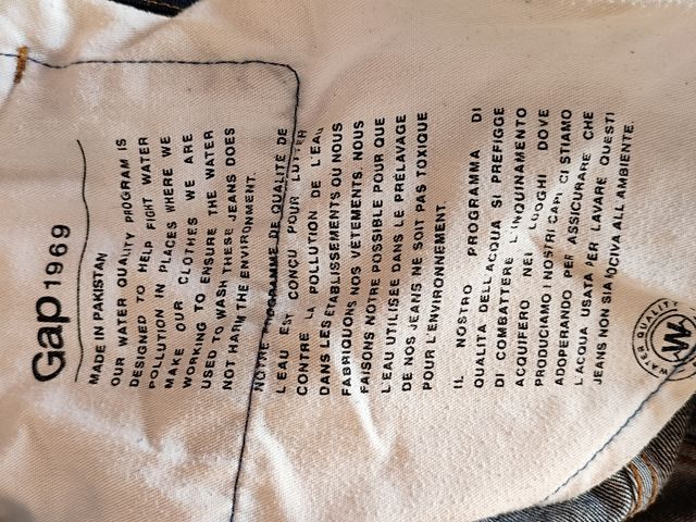 Gap 38 Jeans tejanos vaqueros chico T38