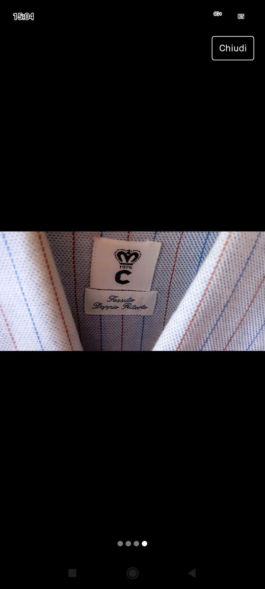 Camicia uomo maniche lunghe