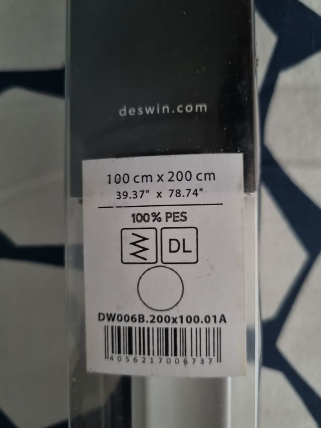 Estor blanco 100x200cm