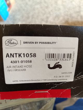 Tubo de admisión de aire Ford Focus mk2 