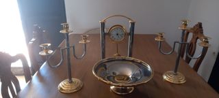 Candelabros reloj t centro 
